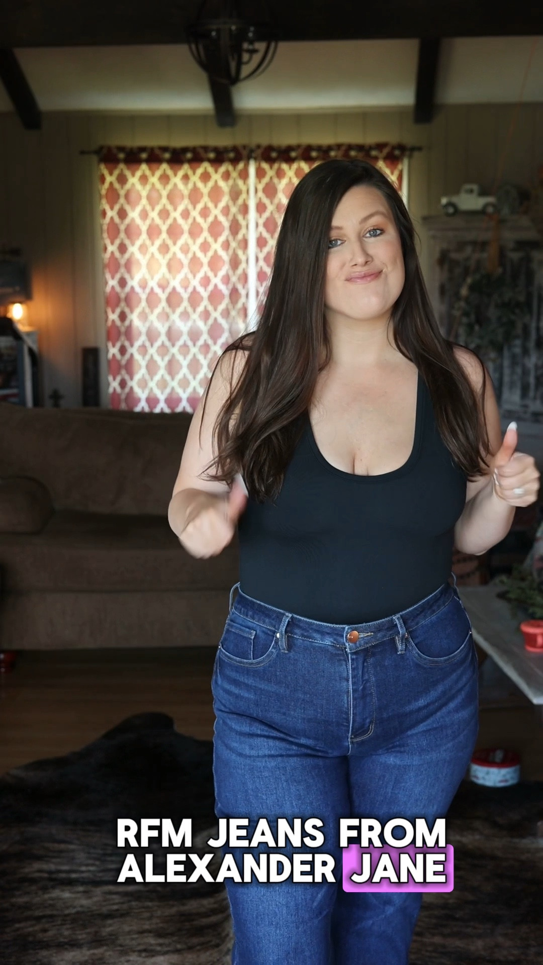 In today’s episode of “Rebuilding Kearstin’s Wardrobe (Postpartum Edition),” I’ve discovered tummy control panel denim and I’m never going back! 

These RFM mom jeans are incredibly comfortable (I was worried they would be uncomfortable with the panel!) and so stretchy. I sized down one size and could have sized down twice! 

I love that I can comfortably wear these with a bodysuit and feel confident with my tummy showing! 

Available in sizes up to size 24 + lots of denim washes to choose from! 
@alexanderjaneboutique #alexanderjane #midsize #plussize #inclusive 

#LTKMidsize #LTKFindsUnder100 #LTKVideo