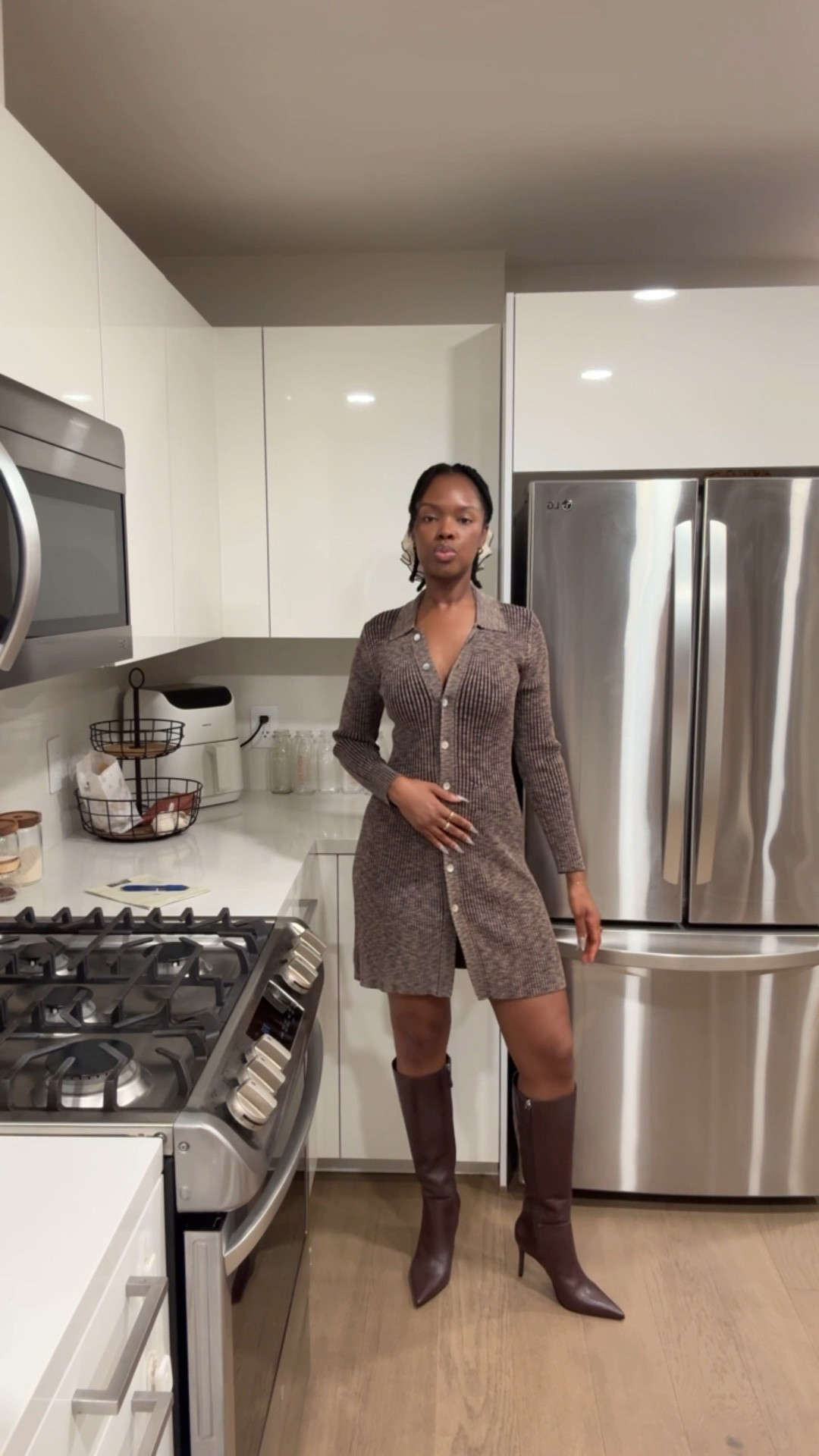 super cute day to night look! I feel so beautiful & #feminine like my mom growing up 🥰 #datenight #brunch 