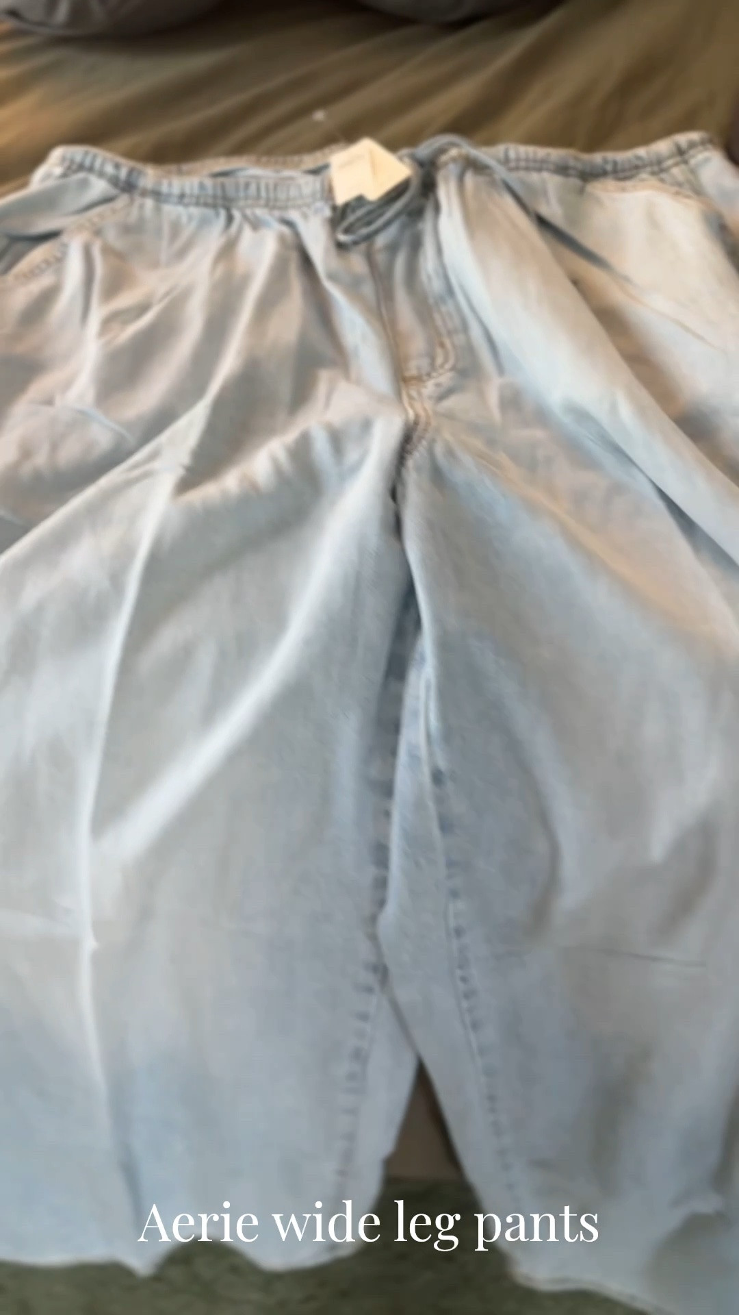 @Aerie wide leg pull on pants and balloon leg pants!! So comfy and perfect for maternity fits!!

#LTKMidsize #LTKSaleAlert #LTKBump