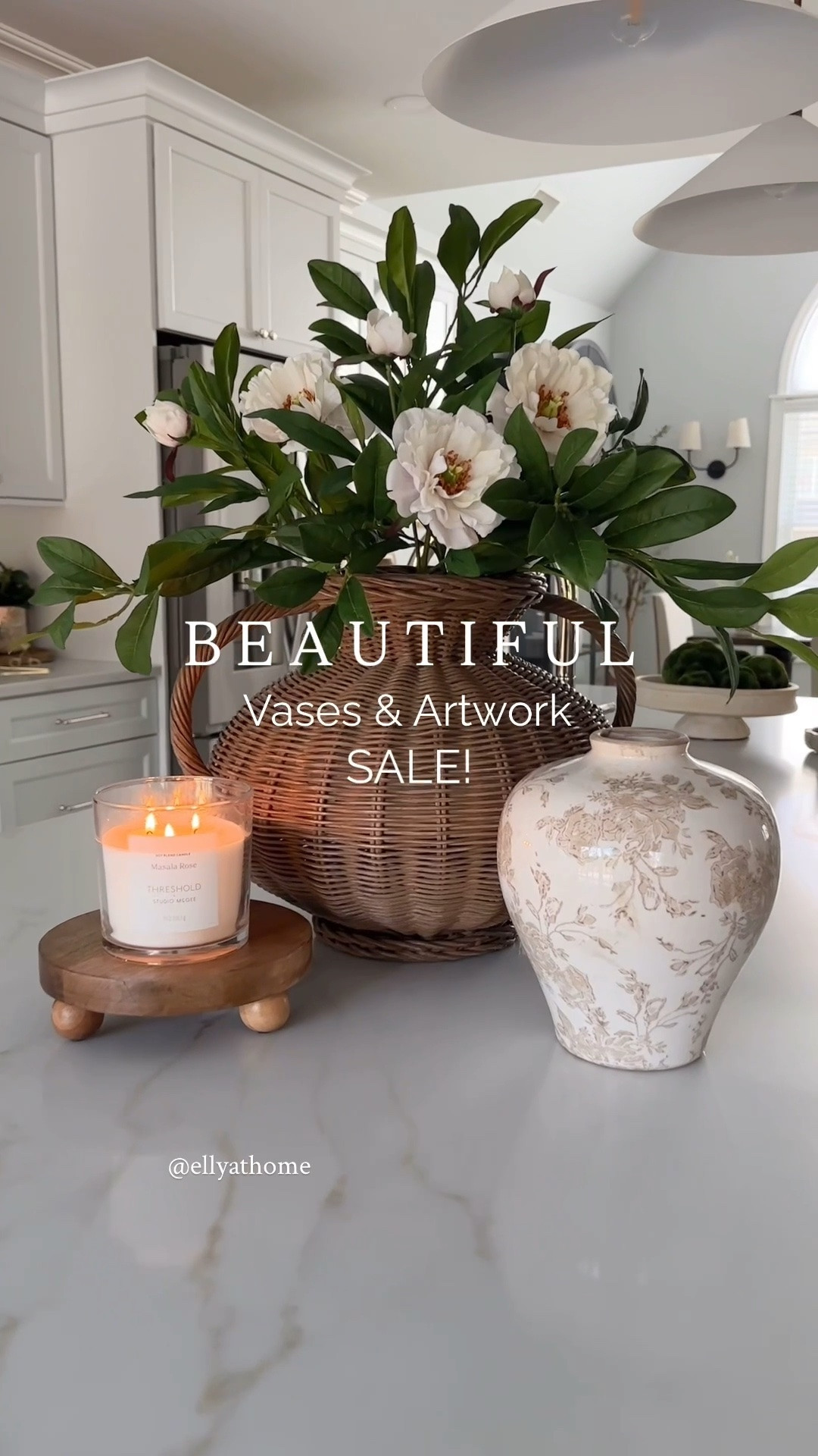 Labor Day sales! Shop beautiful rattan vases, pretty painted vase, moody artwork on sale! Candles, wood riser and more cozy home decor accessories.

#LTKdayinmylife #LTKHome #LTKSaleAlert