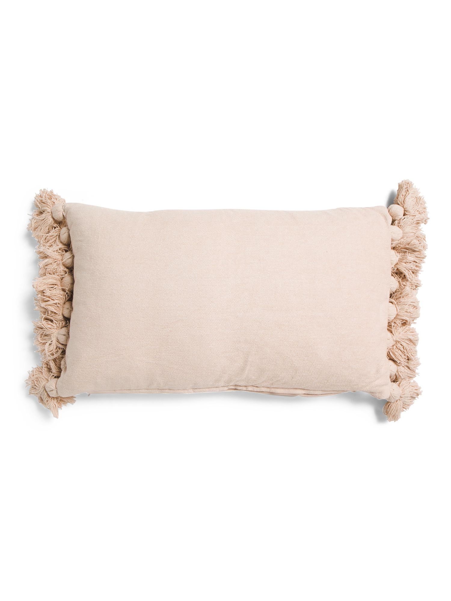 14x24 Soft Chenille Tassel Pillow | TJ Maxx