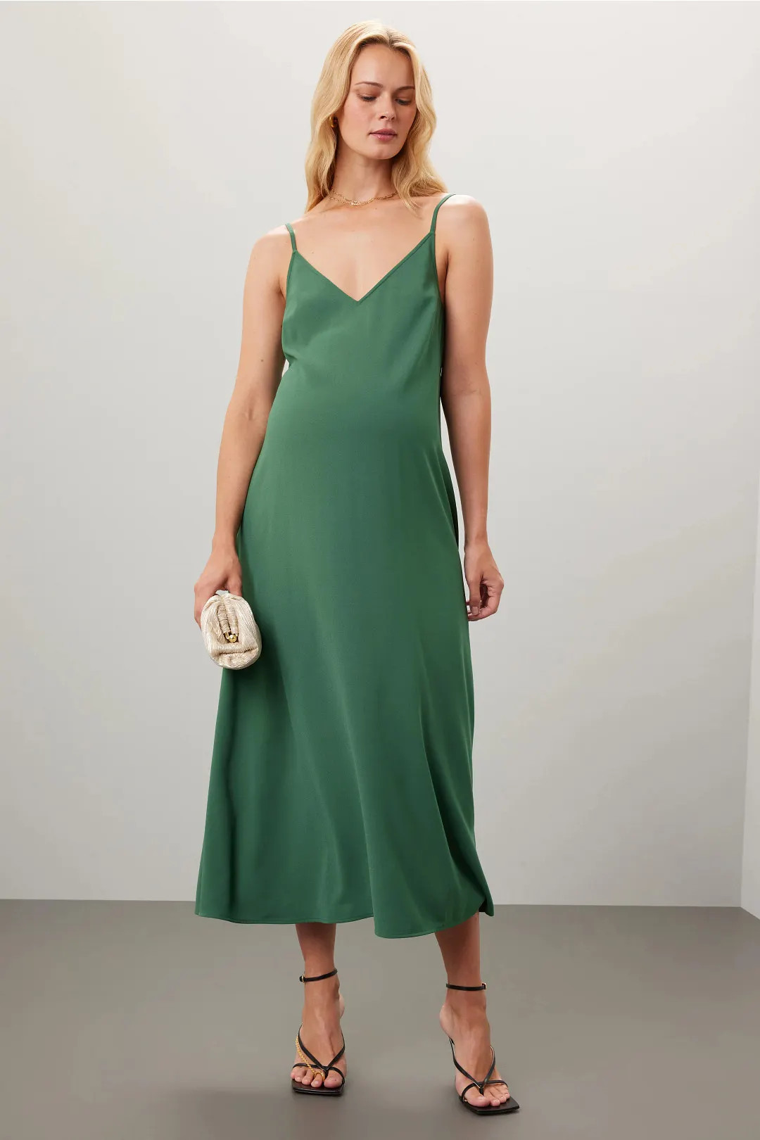 Emilia George Victoria Maternity Slip Dress | Rent the Runway