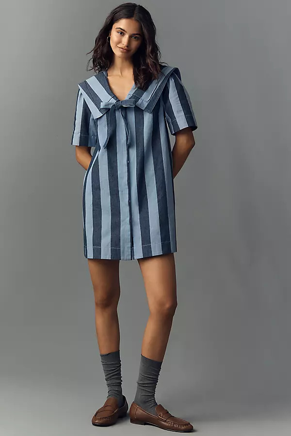 Damson Madder Goldie Mini Dress | Anthropologie (US)