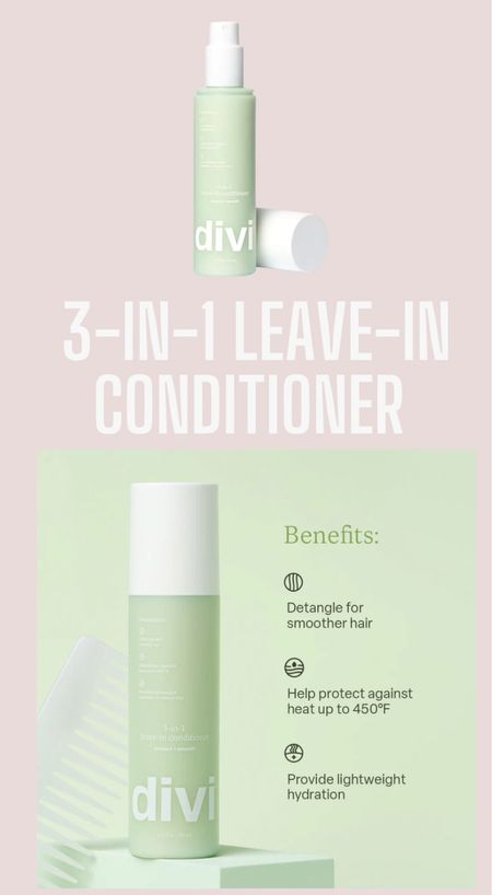 Just ordered the brand-new divi 3-in-1 conditioner💚 Love how it has natural and clean ingredients, the pretty bottle, and the fact that it sprays like a fine mist 👏🏼 Can’t wait to try it!

#LTKstyletip #LTKbeauty #LTKfindsunder50