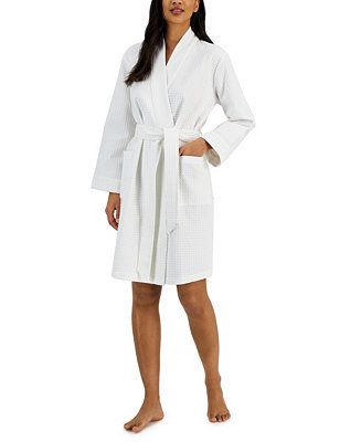 Charter Club Solid Waffle Wrap Robe, Created for Macy's & Reviews - All Pajamas, Robes & Loungewe... | Macys (US)