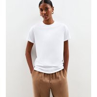 Women's White Relaxed Jersey T-Shirt New Look | New Look (UK)