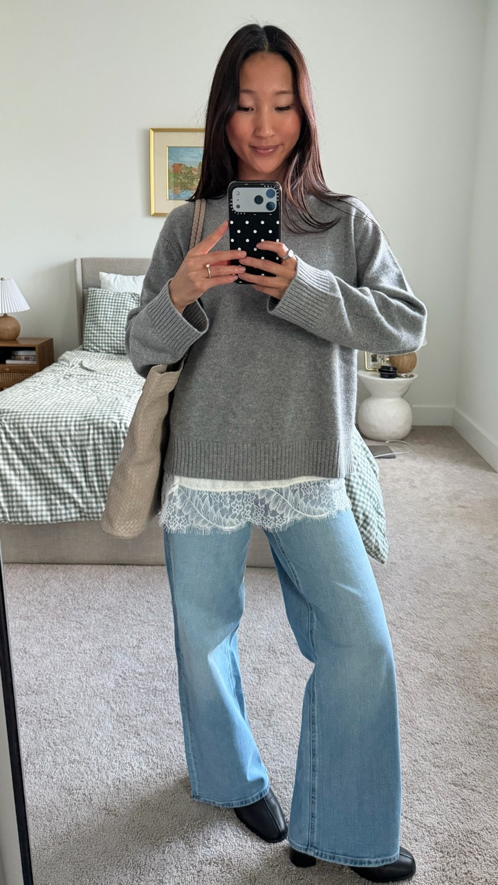 Your reminder that the best outfits are the ones you don’t have to overthink. Full outfit is from @onequince 

#outfitinspo #springoutfits #casualchic #layeredoutfit #comfyoutfit