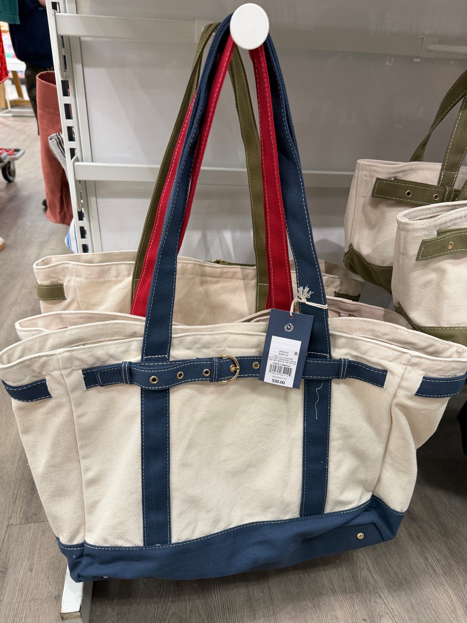 Canvas totes are trending rn & these large canvas totes are a great addition to your ba collection. 3 colorways. Cute buckle detail. #target #targetfinds #totebag #junktote #canvastote #hobbybag

#LTKSeasonal #LTKMothersDay #LTKdayinmylife
