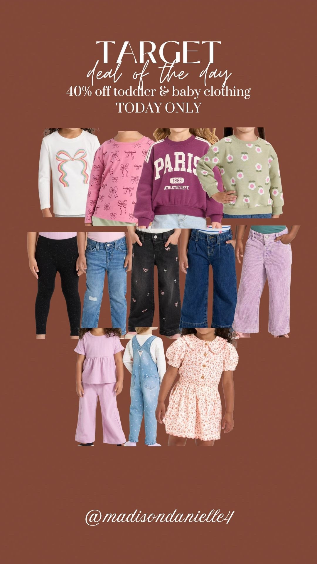 Adding to the girls’ closets because 40% off is basically a sign from the universe👼💗🛍️ 

target baby clothes sale toddler clothing deals baby girl outfits toddler girl outfits target kids sale 40 off target baby favorites toddler essentials baby basics toddler fall outfits baby winter outfits kids fashion sale toddler wardrobe refresh baby outfit ideas target kids clearance baby gifts toddler style sale finds matching siblings outfits cozy kids clothing sale kids holiday outfits

#LTKGiftGuide #LTKKids #LTKBaby