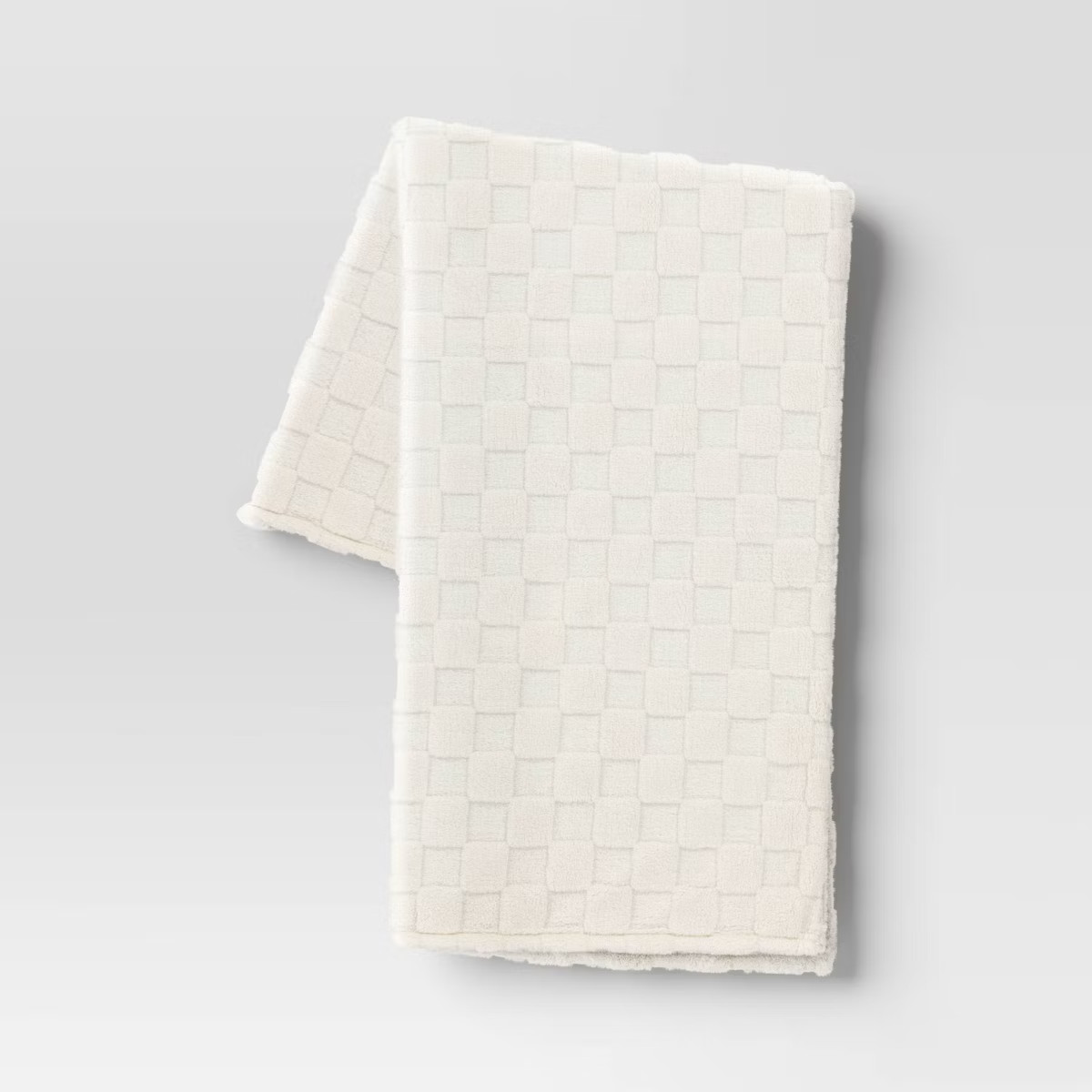 Checkerboard Jacquard Plush Throw Blanket - Room Essentials™ | Target