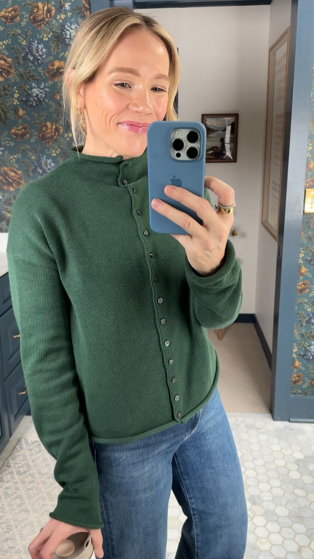 My Alex Mill cardigan was just added to their sale! Now just over $100, fits true to size, I’m wearing my regular size small. More colors 
xo, Claire 

#LTKSaleAlert #LTKFindsUnder100 #LTKOver40