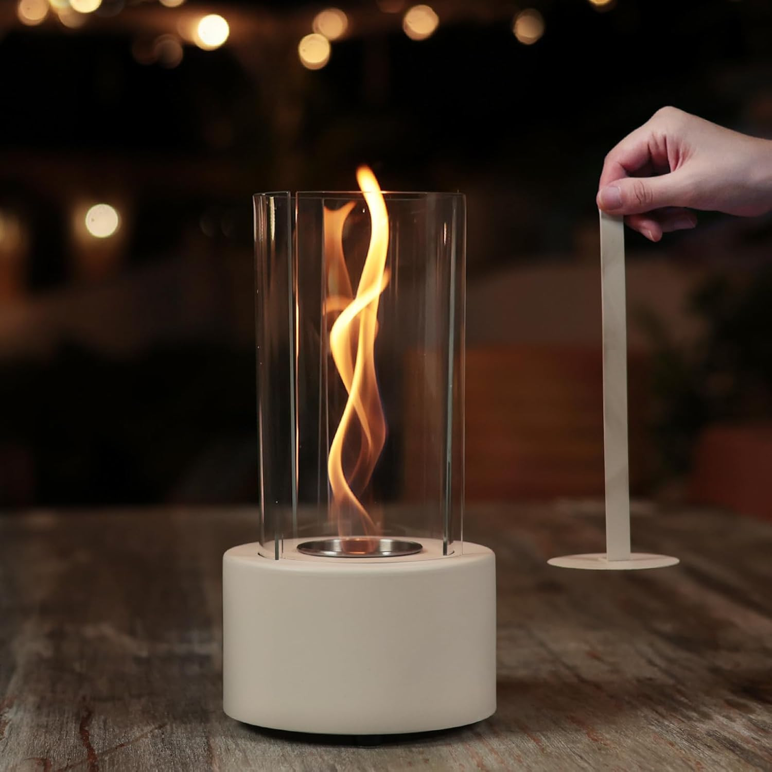 Tornado Tabletop Fireplace for Indoor & Outdoor – Tabletop Fire Pit for Gatherings - Up to 2.5H... | Amazon (CA)