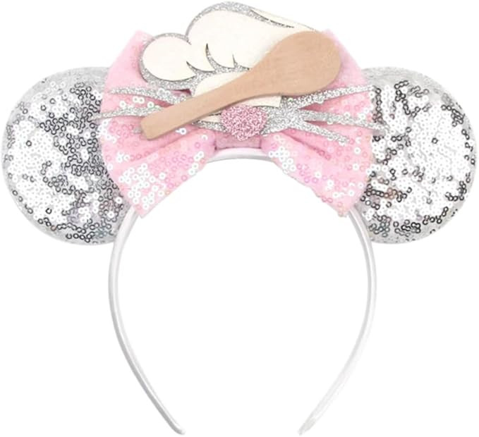 CLGIFT Princess Minnie Ears,Pick your color, Flower Minnie Ears, Floral minnie ears, Purple Spark... | Amazon (US)