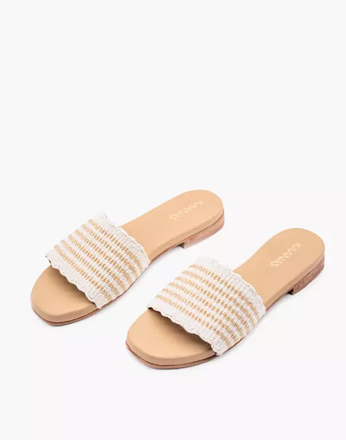 KAANAS Muar Handwoven Cotton Slide | Madewell