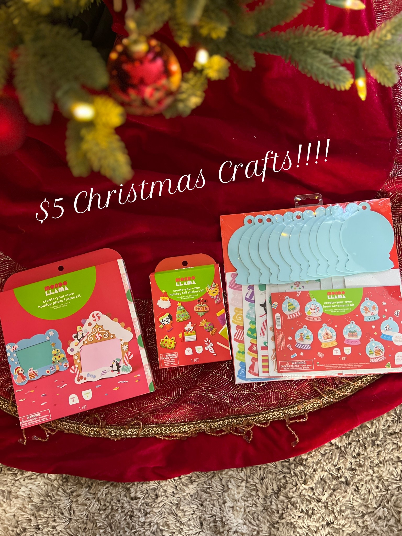  $5 Christmas crafts from Mondo Llama… obsessed!! 🎄✨

Fun, festive, and only FIVE dollars!!

#LTKKids #LTKmomlife #LTKHoliday