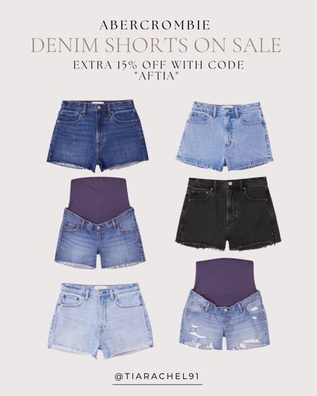 Denim shorts on sale at Abercrombie! Use code “AFTIA” for additional 15% off 

#LTKsalealert #LTKSeasonal #LTKFind