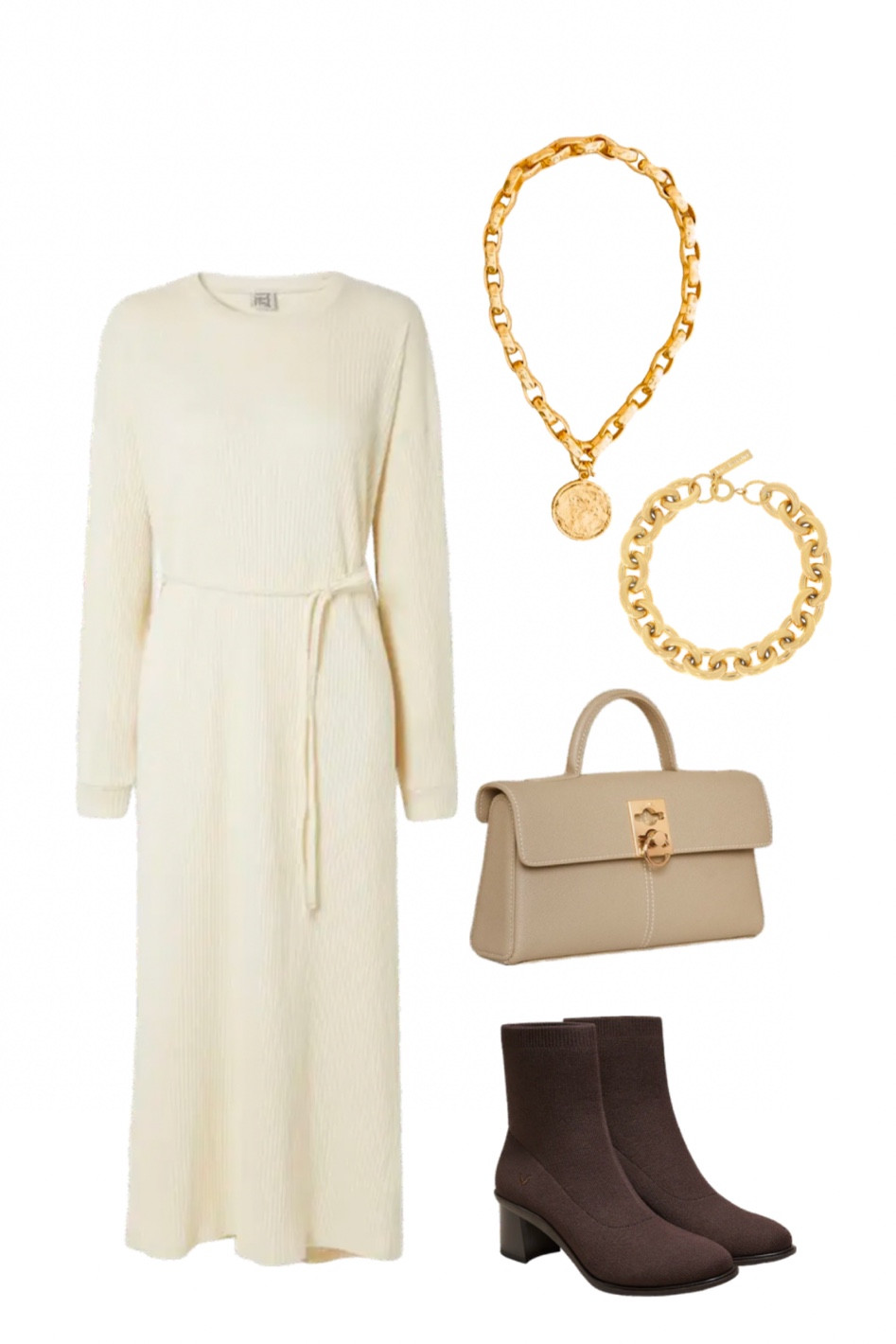 Knitted dress and boots smart casual outfit 

#LTKeurope #LTKautumn #LTKuk