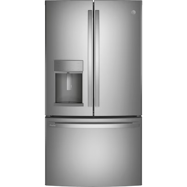 GE Profile Standard-Depth 27.8-Cu. Feet 3 -Door French Door Refrigerator with Ice Maker with wate... | Lowe's