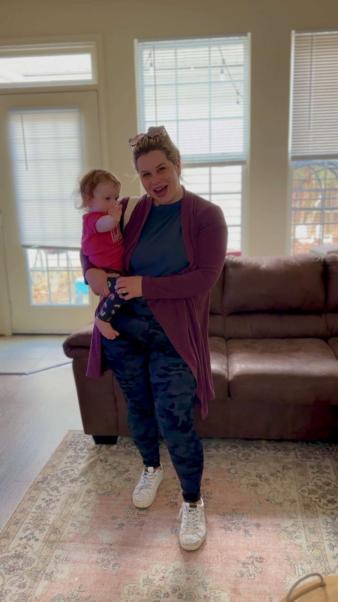 Wearing a size medium in everything, 8.5 in the sneakers. 

#LTKcurves #LTKfit #LTKunder50