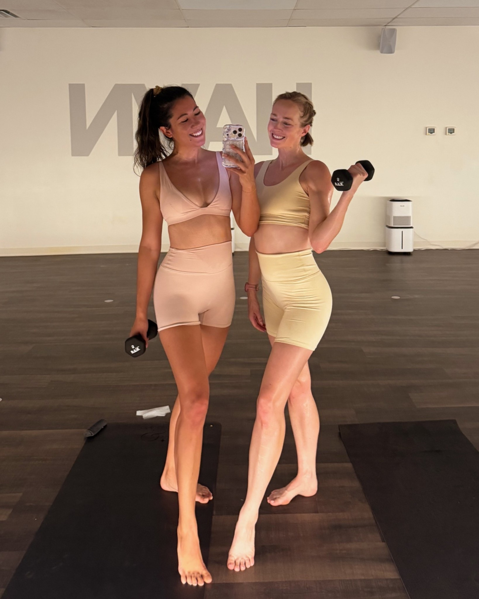 Hot Pilates always calls for a cute short set! Here are our pink and yellow fits 🌟🌸

#LTKfitnessgoals #LTKselfcare #LTKActive