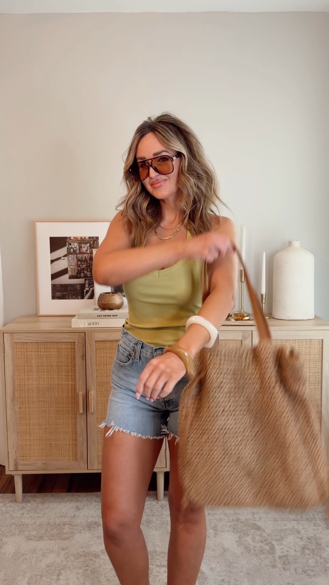 2 amazon tops you’ll reach for all spring + summer! i’m in a size S. size 27 shorts, size M pants. for anything vici use LEANN35 for 35% off! spring outfit ideas 

#LTKootd #LTKSaleAlert