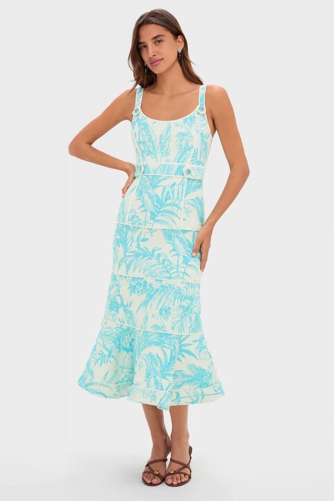 Verde Palm Kayleen Midi Dress | Tuckernuck (US)