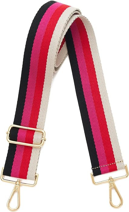 Wide Purse Straps Replacement Adjustable Crossbody Gold Hardware Canvas Shoulder Strap For Women | Amazon (US)