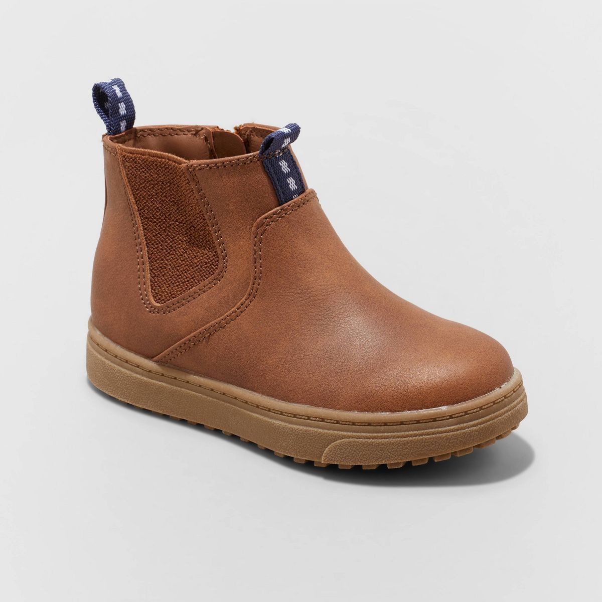 Toddler Lucas Chelsea Boots - Cat & Jack™ Cognac | Target