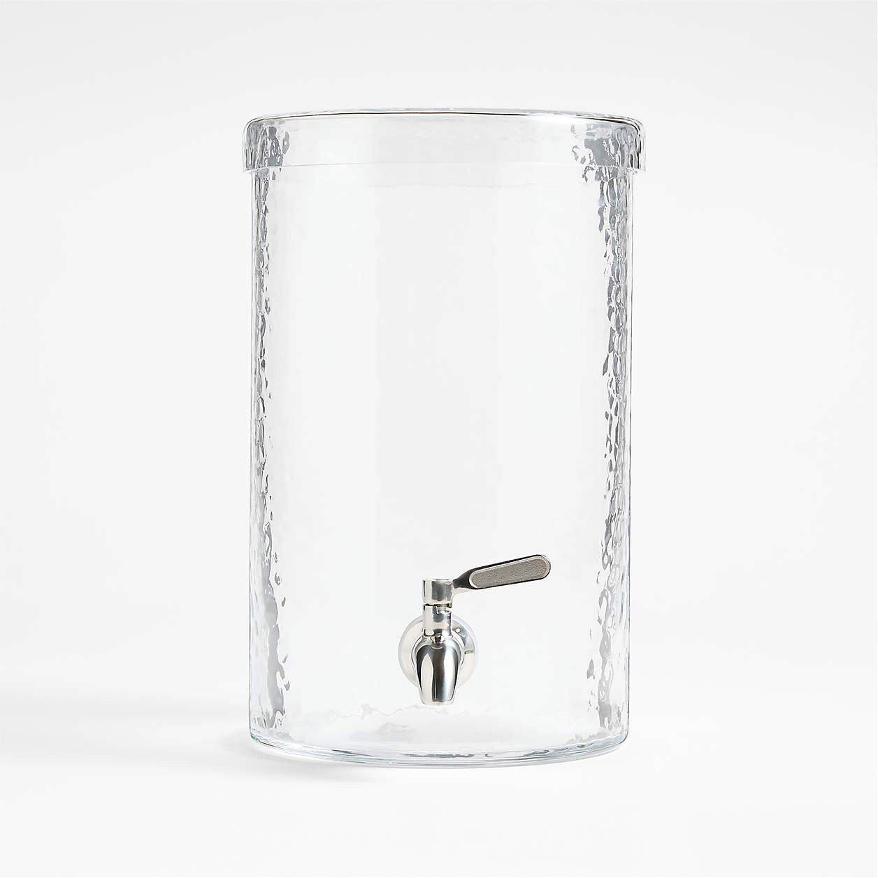 Mercer 1.5-Gallon Recycled Glass Drink Dispenser + Reviews | Crate & Barrel | Crate & Barrel