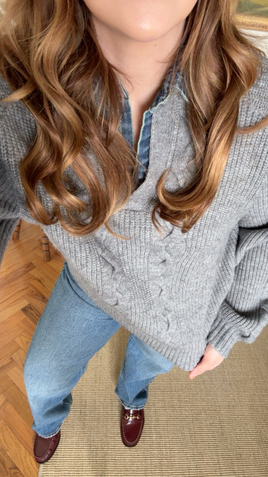 Planning and vision boarding lunch with the girls! Cozy cableknit, Levi’s denim, and loafers. 

#LTKdayinmylife #LTKSeasonal #LTKootd