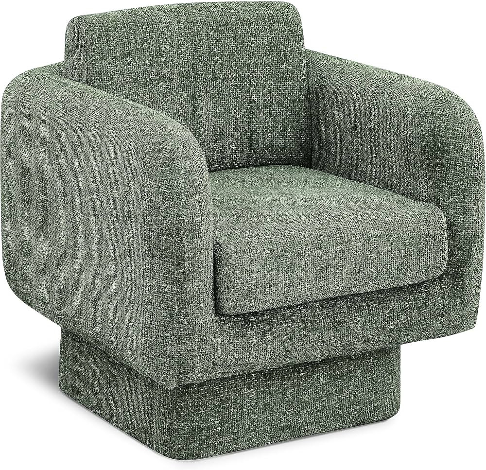 Meridian Furniture 472Green Alessandra Collection Modern | Contemporary Swivel Accent Chair with ... | Amazon (US)