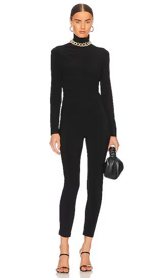 Turtleneck Catsuit in Black | Revolve Clothing (Global)