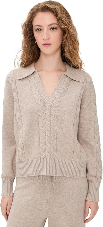 Splendid Women's Jet Set Polo Sweater | Amazon (US)