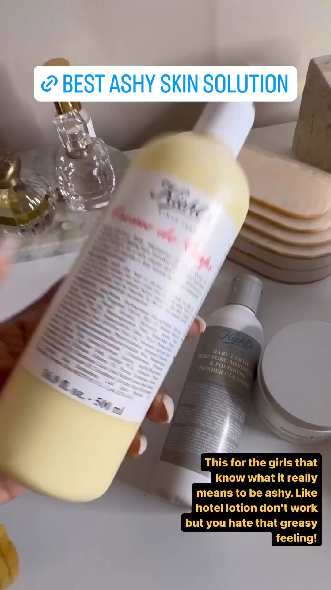 For the girls who know the struggle of dry, ashy skin. This body lotion delivers long-lasting hydration without the greasy feeling and has become a staple in my body care routine. #Kiehls #DrySkinSolution #BodyCareRoutine #HydratedSkin #GlowingSkin #BeautyFavorites #SkincareRoutine #LTKBeauty #SoftSkin #BeautyFinds

#LTKBeauty #LTKmomlife #LTKmorningroutine