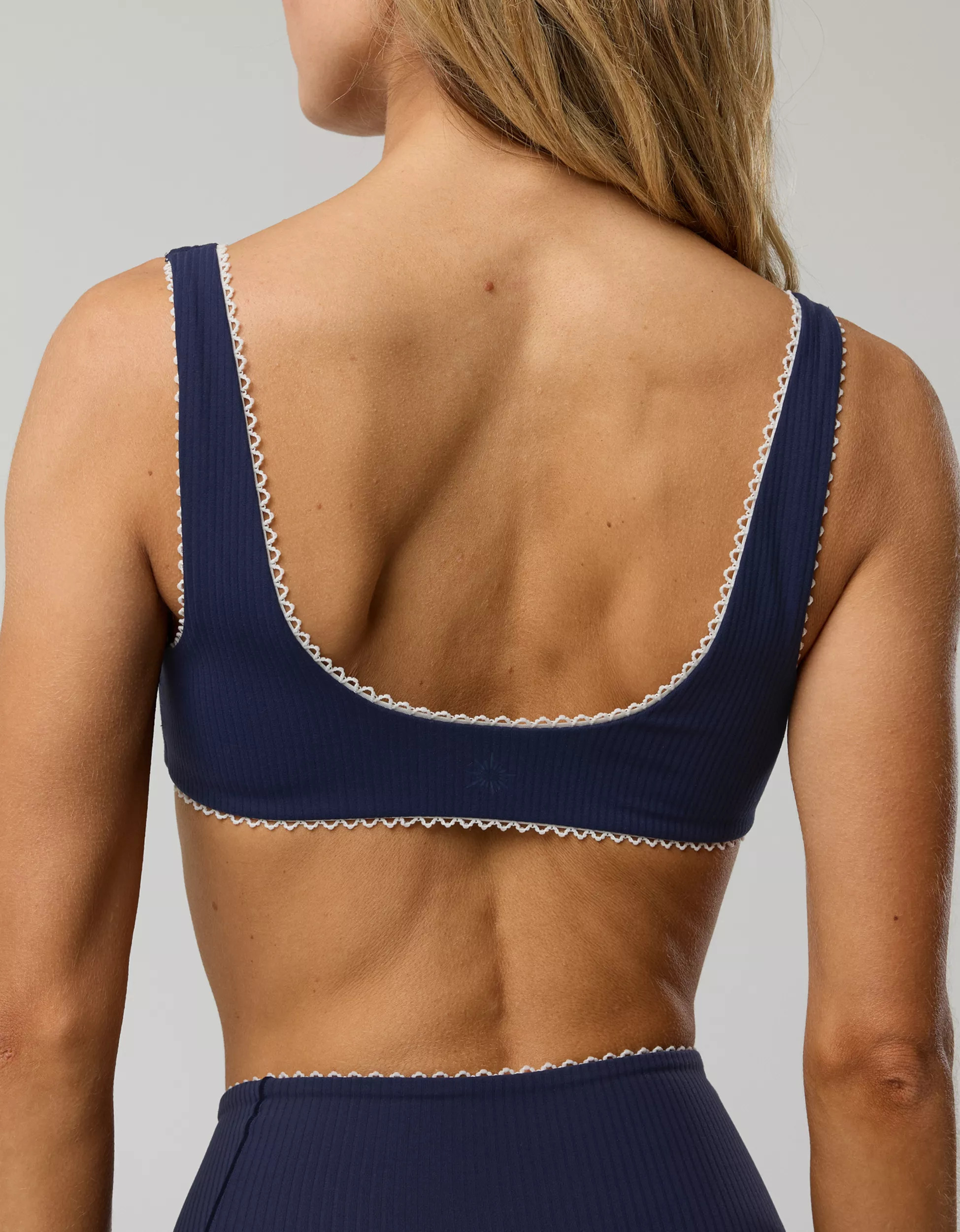 OFFLINE By Aerie Real Me XTRA Rib Picot Sports Bra | Aerie