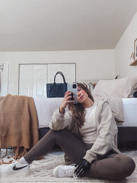 Neutral cozy outfit for fall. Stay at home mom outfit

#LTKunder50 #LTKhome #LTKSeasonal
