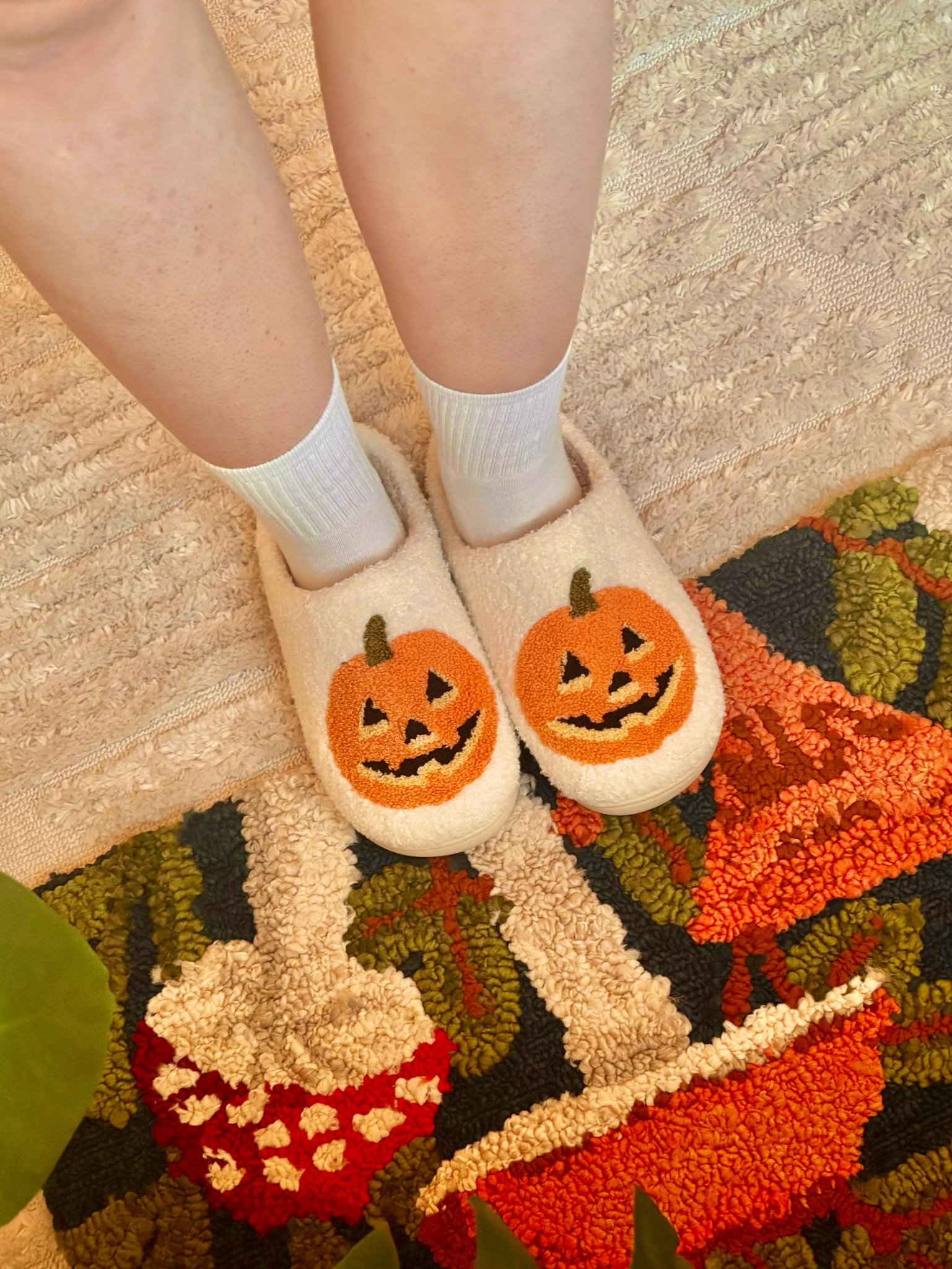 My favorite slippers atm. Very squishy and warm. I’m a size 9.5 and bought a size 9/10 🍂🎃🦇

#LTKFallSale #LTKShoeCrush #LTKSeasonal