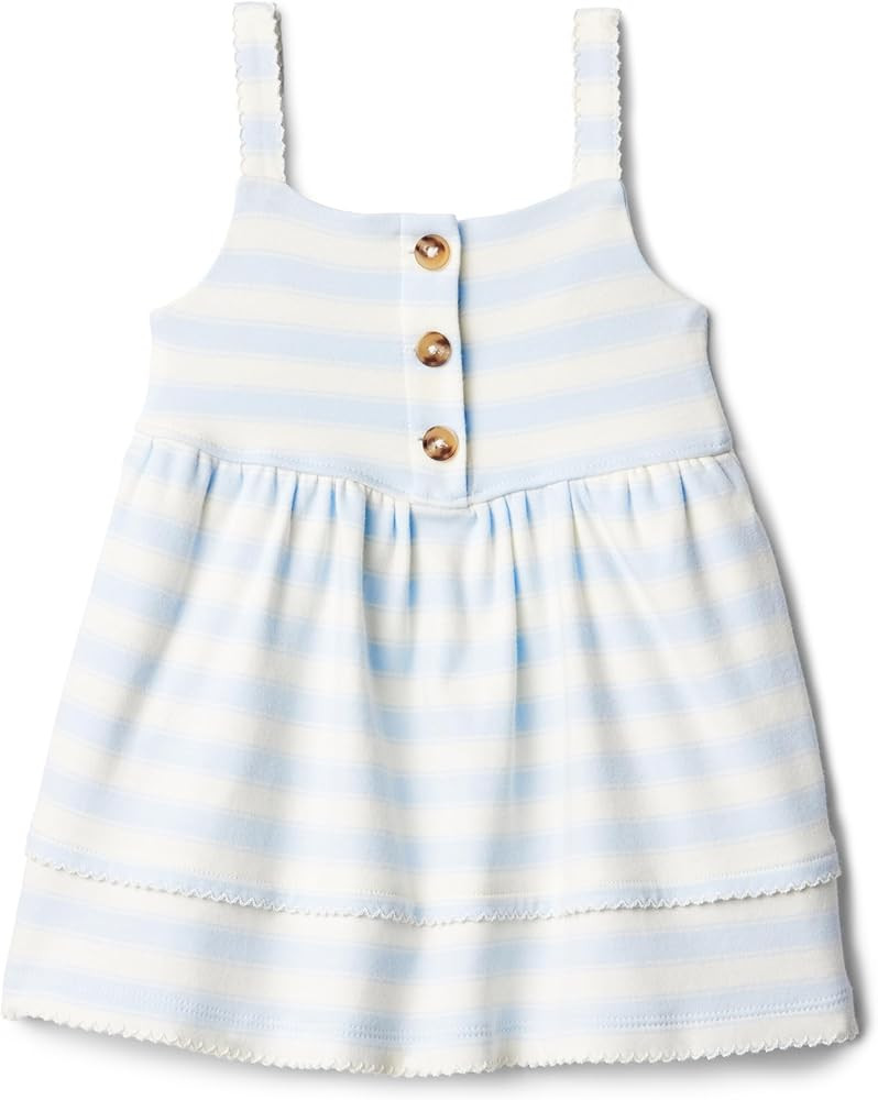Amazon Essentials x Sofia Grainge Toddlers and Baby Girls' Cotton Casual Fit and Flare Dress | Amazon (US)