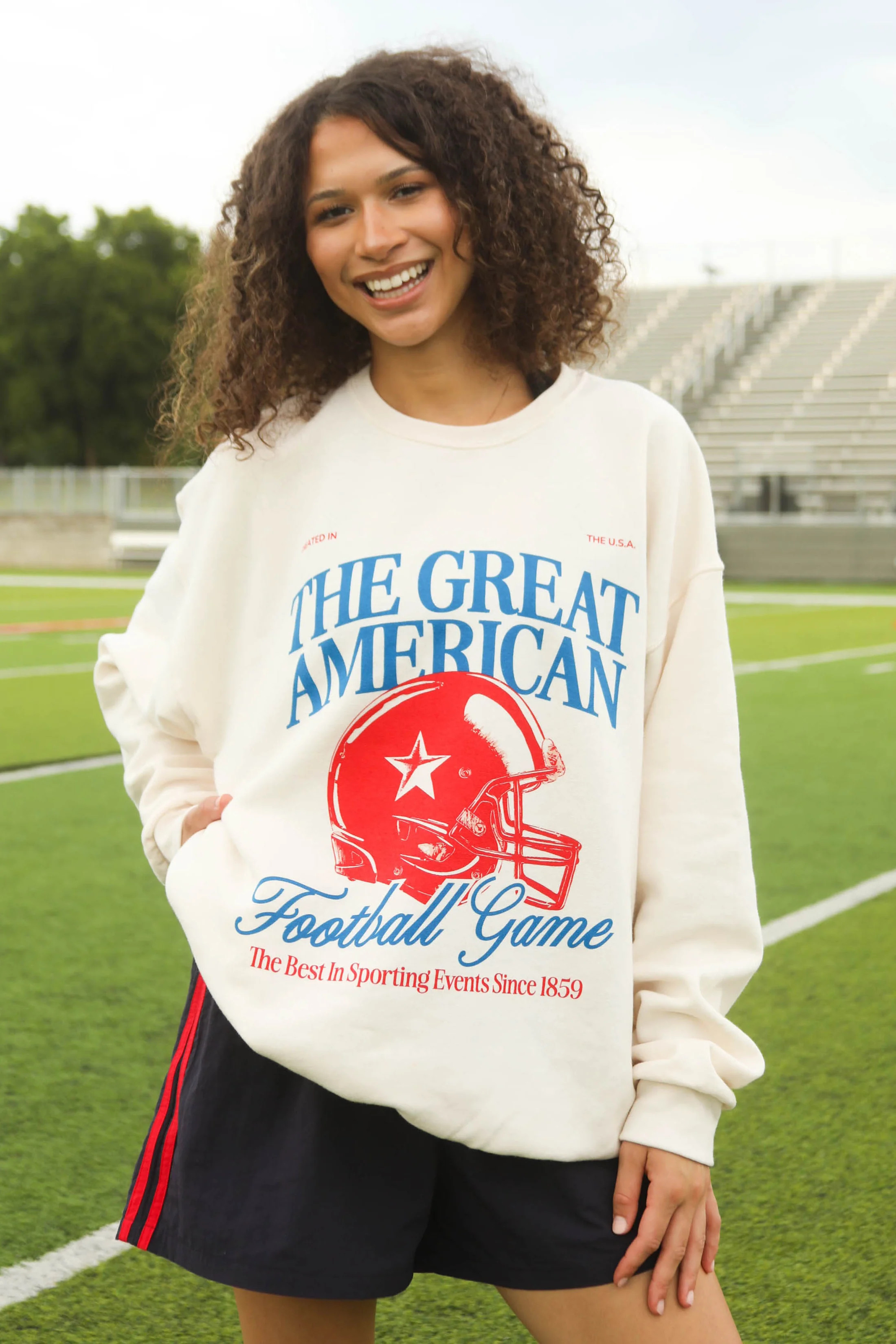 charlie southern: great american football game sweatshirt | RIFFRAFF