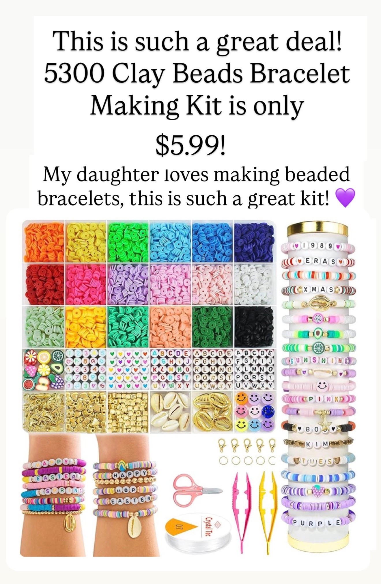 Cute bead kit for $5.99 

#LTKKids