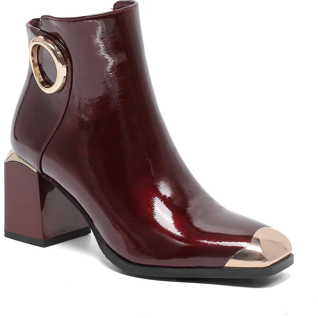 NINETY UNION Frisco Cap Toe Bootie in Wine at Nordstrom Rack, Size 7 | Nordstrom Rack