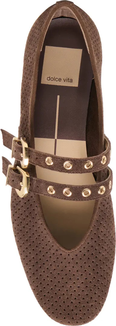 Baylee Grommet Mary Jane Flat (Women) | Nordstrom