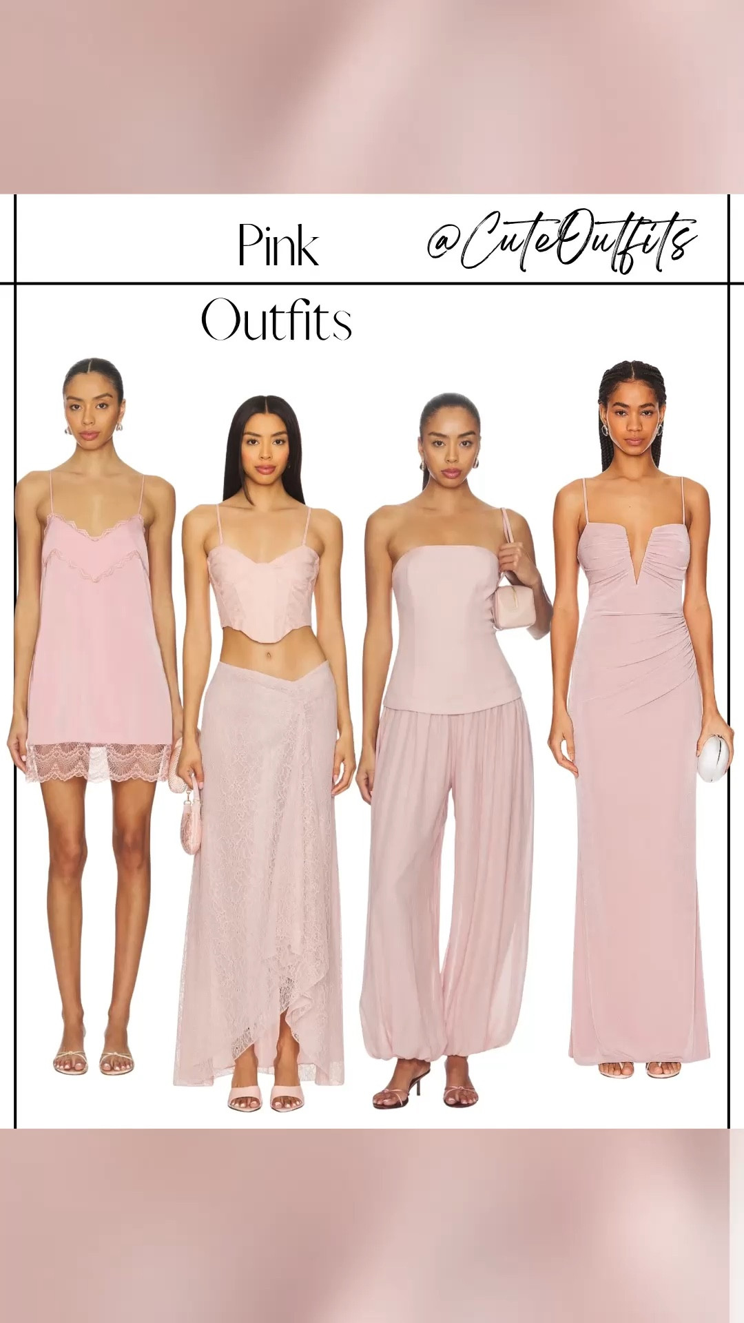 Pink outfits 

#LTKTravel #LTKNYFW #LTKWedding