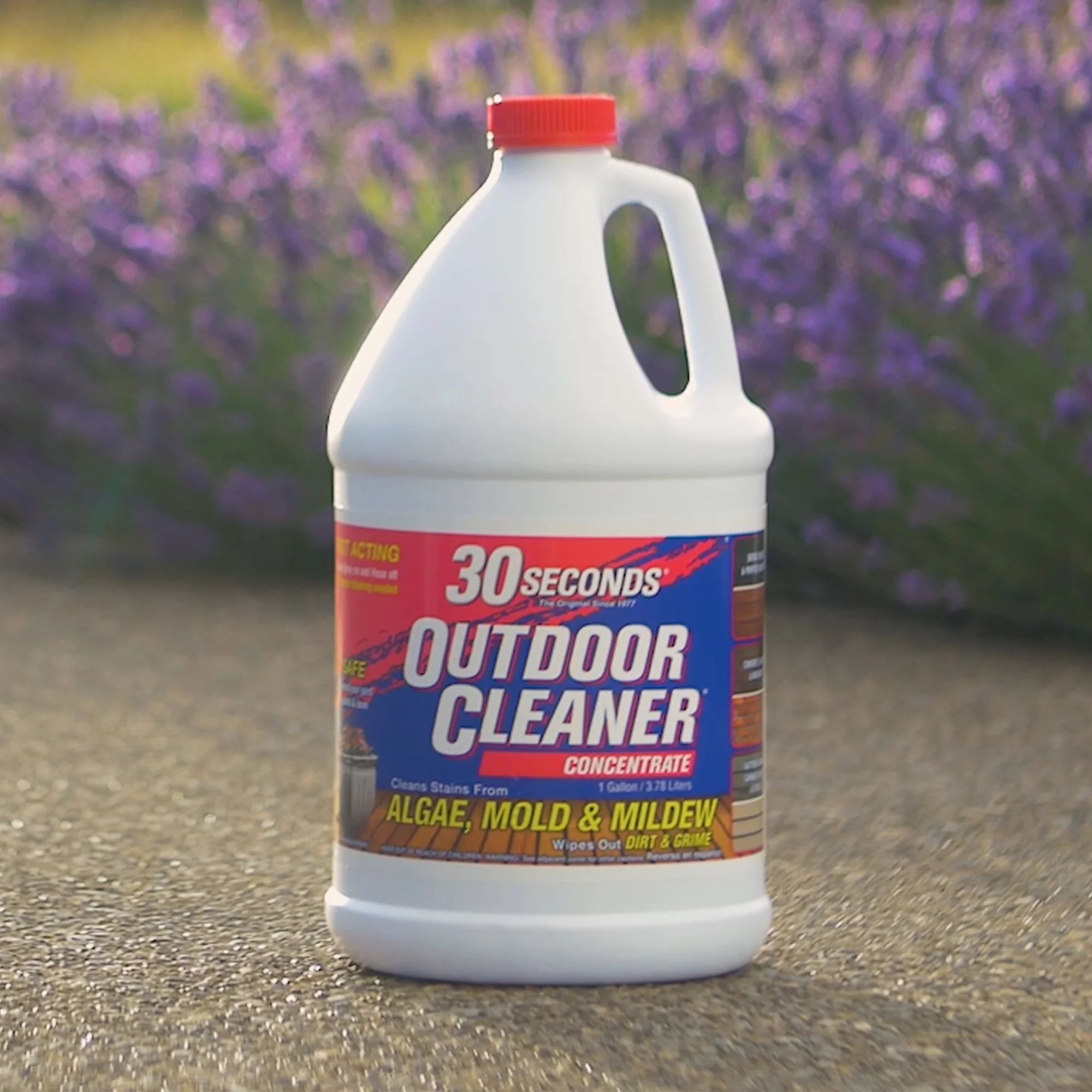 30 SECONDS Outdoor Cleaner For Stains From Algae, Mold And Mildew 1 Gallon Concentrate - Walmart.... | Walmart (US)