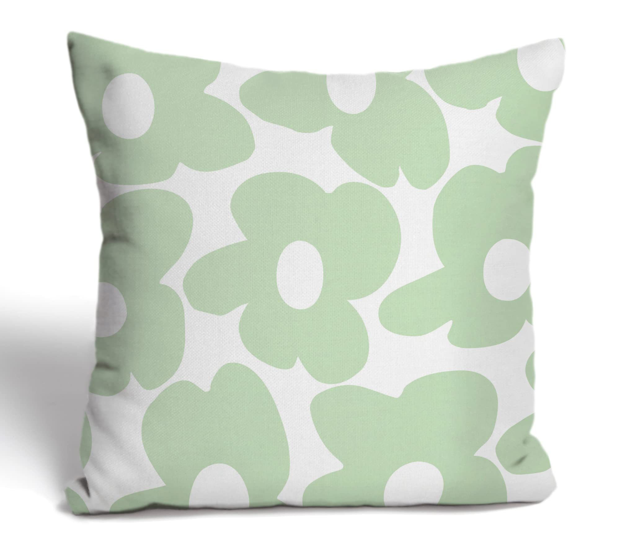 BClose Danish Pastel Room Decor - Danish Pastel Aesthetic - Sage Green Daisy Throw Pillow Cover (18" | Amazon (US)