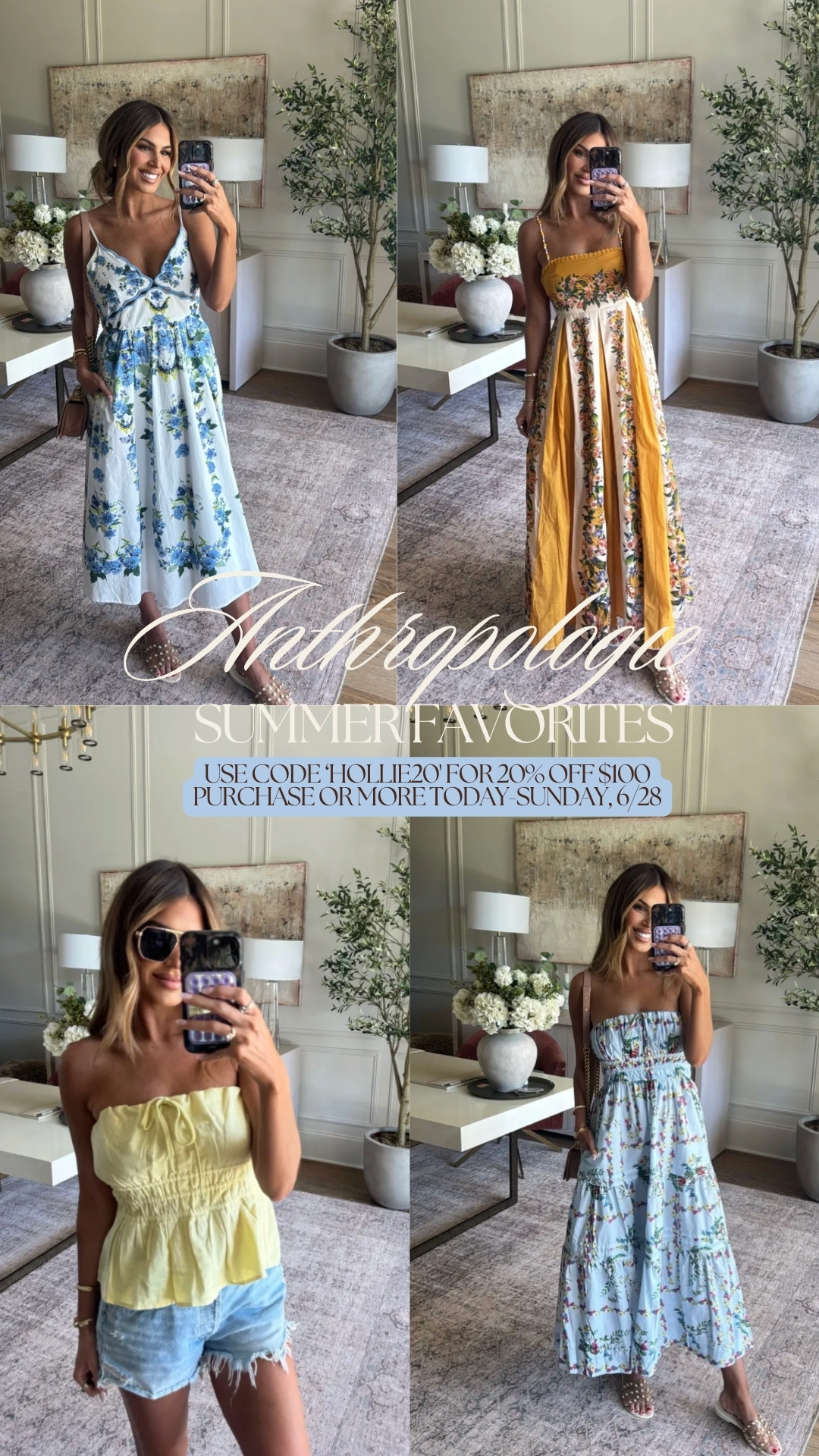 wearing a size small in all of these pieces 🤍 use code hollie20 ! 

 
