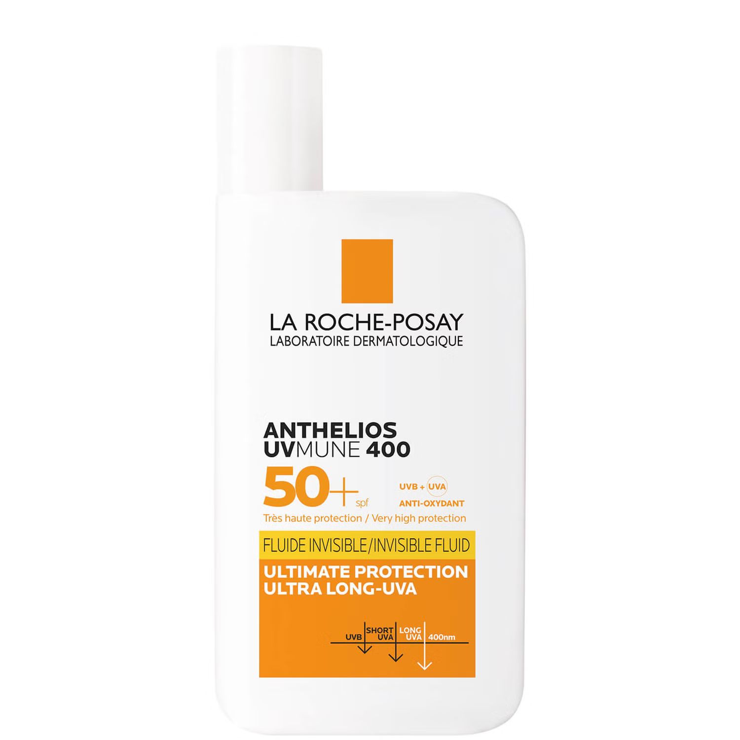 La Roche-Posay Anthelios UVMune 400 Invisible Fluid SPF50+ Sun Cream 50ml | Look Fantastic (ROW)
