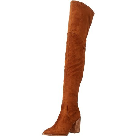 NINE WEST Womens Barret2 Over-The-Knee Boot 6 Medium Natural | Walmart (US)