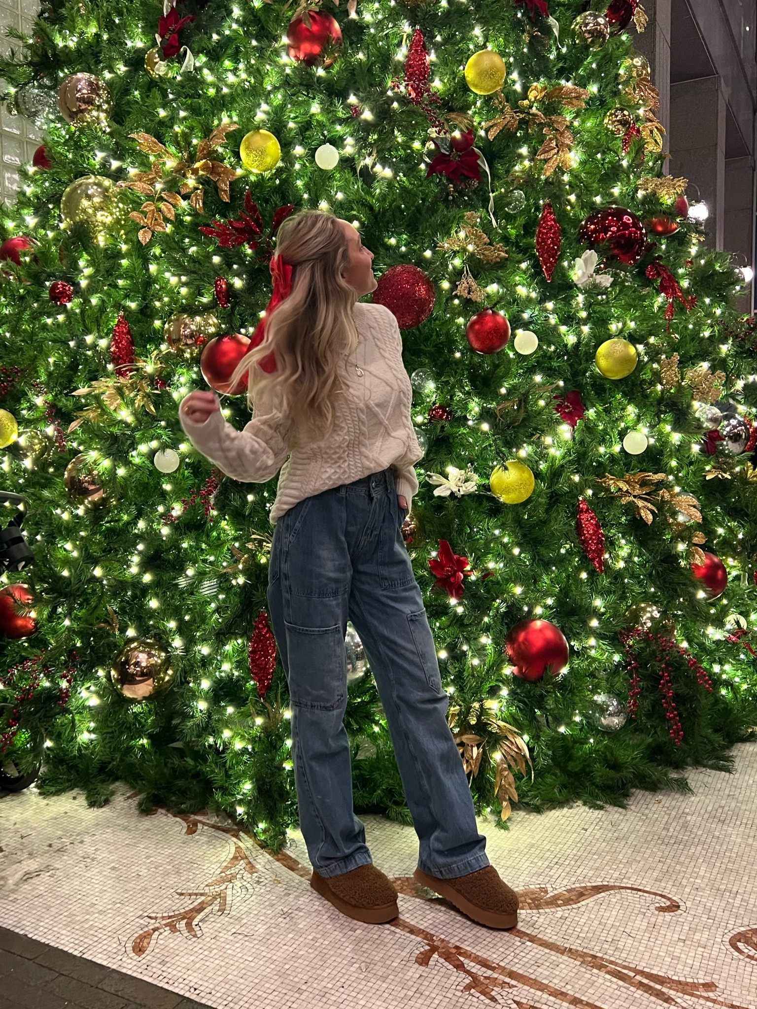 Amazon sweater (wearing S) and hair bows clips! Uggs FULLY stocked!!!

#LTKstyletip #LTKSeasonal #LTKHoliday