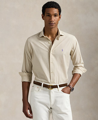 Polo Ralph Lauren Men's Classic-Fit Plaid Stretch Poplin Shirt - Macy's | Macy's